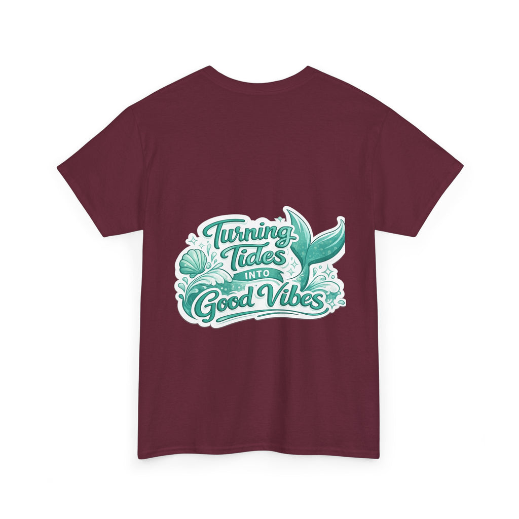 DJ Mermaid T‑Shirt — Turning Tides Into Good Vibes Graphic Tee