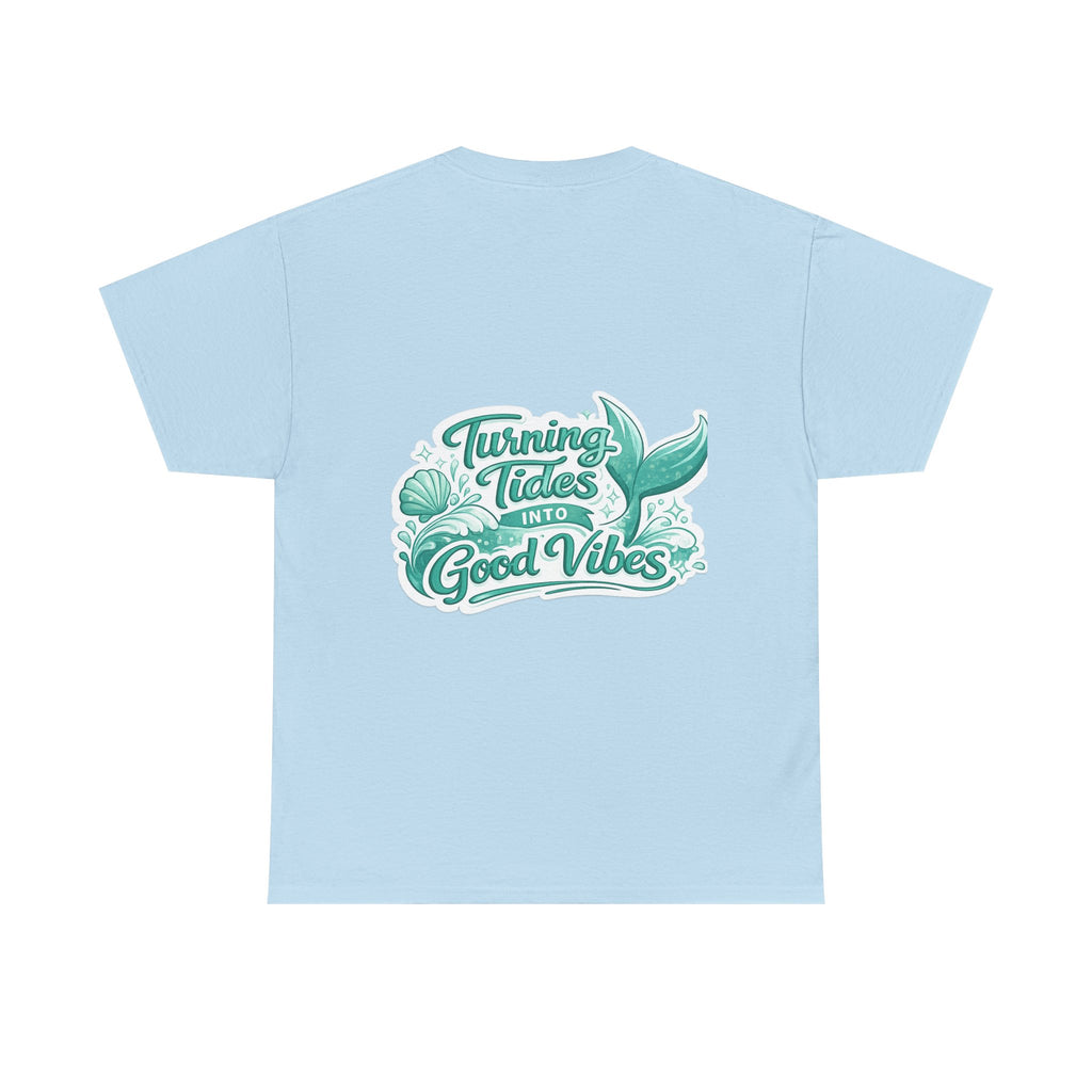 DJ Mermaid T‑Shirt — Turning Tides Into Good Vibes Graphic Tee