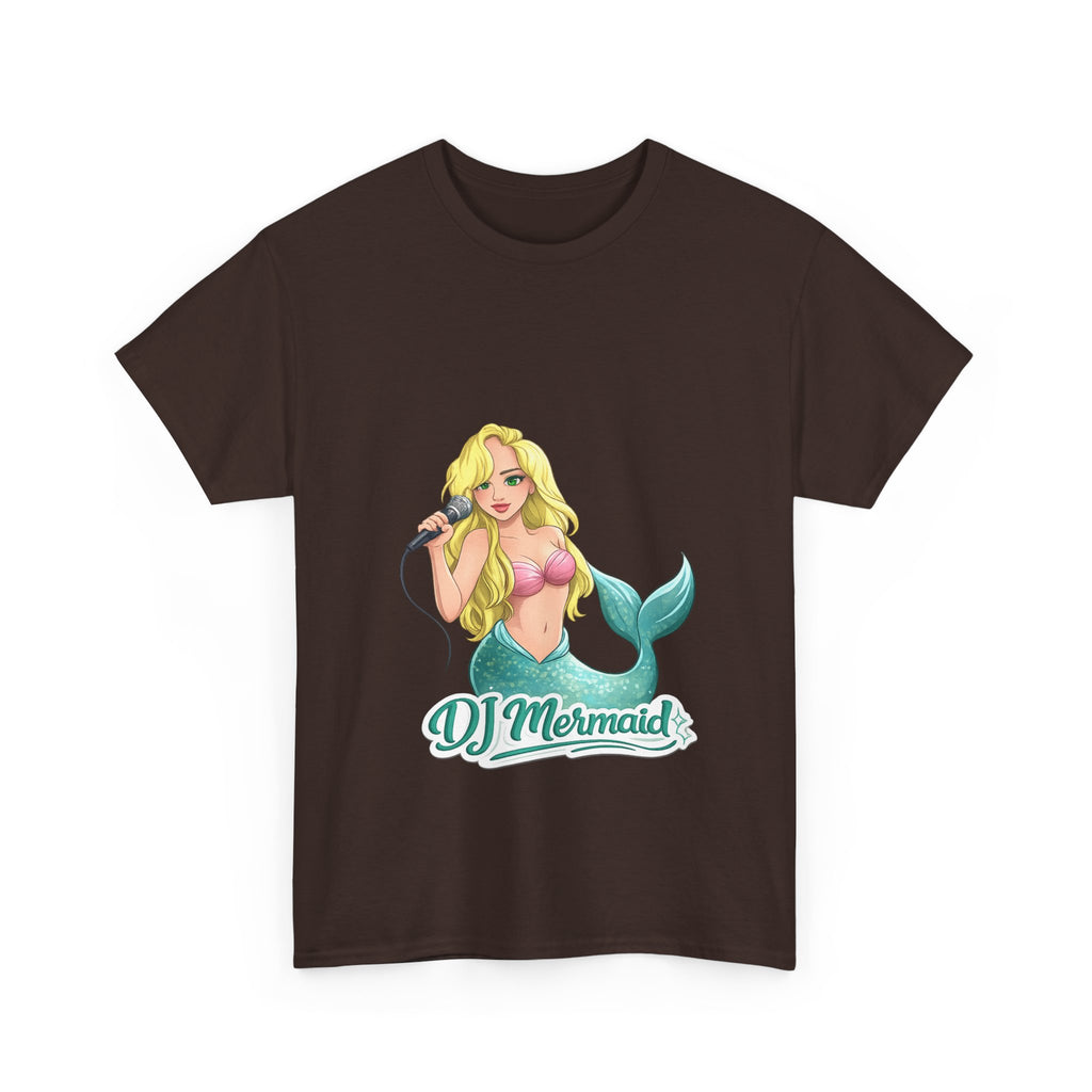 DJ Mermaid T‑Shirt — Turning Tides Into Good Vibes Graphic Tee